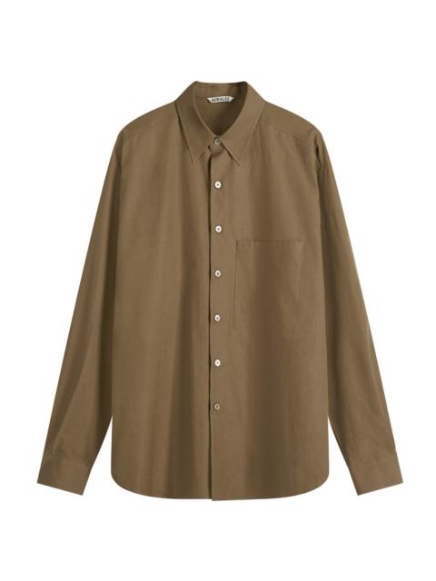 AURALEE Auralee Finx Twill Oversized Shirt