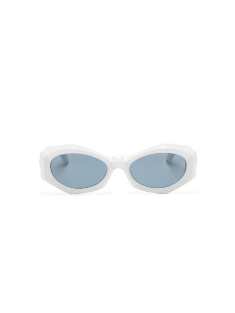 VERSACE oval-frame sunglasses