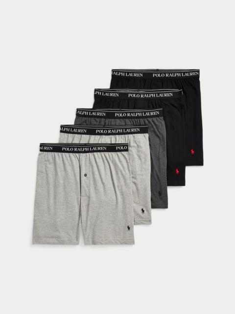 Polo Ralph Lauren Classic Wicking Knit Boxer 5-Pack