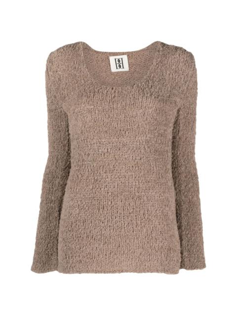 Pelira open-knit jumper