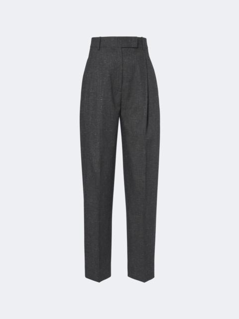 RÓHE Daria pleated wool-blend straight pants