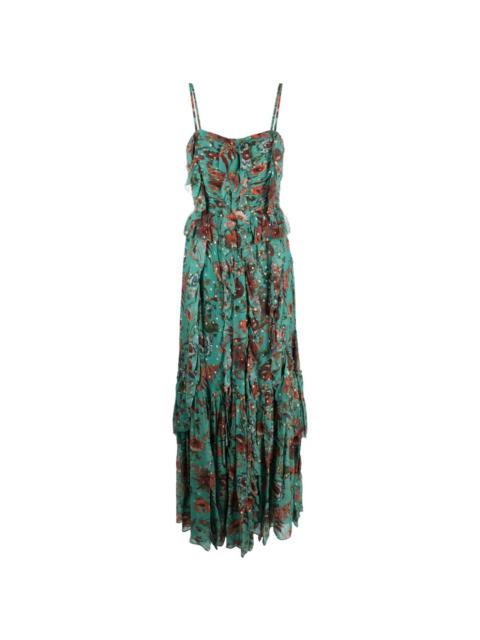 ULLA JOHNSON Colette floral-print maxi dress