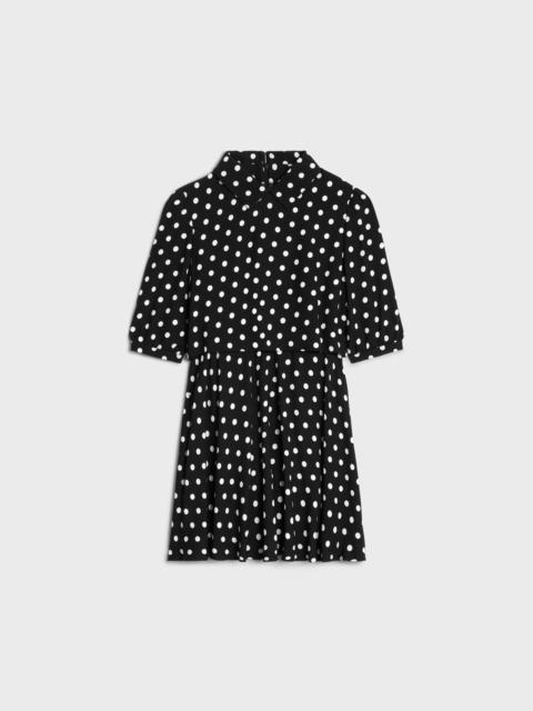 CELINE mini dress in viscose sablé
