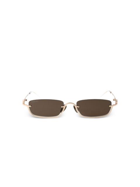 GUCCI rectangular-frame sunglasses