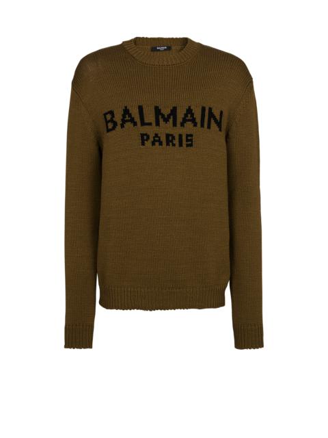 Wool Balmain Paris jumper