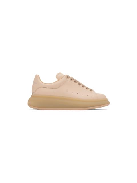 Alexander McQueen Beige Leather Sneakers