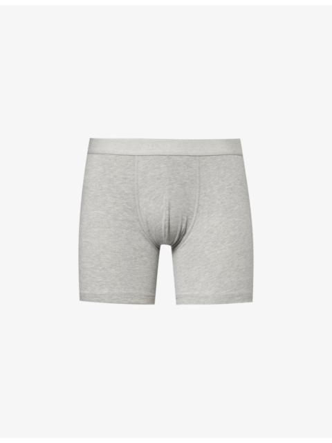 Sunspel Elasticated-waistband stretch-cotton trunks