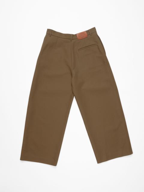 Acne Studios Twill trousers - Olive green