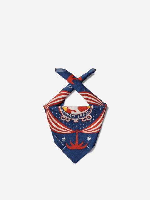 Kapital Color Bandana (Ikari Makuri) Navy