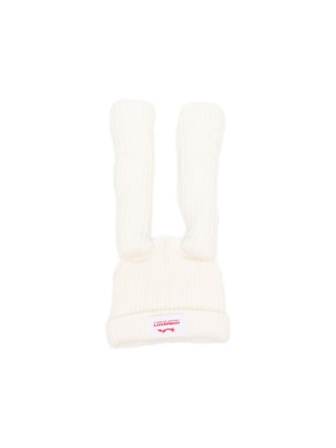 CHARLES JEFFREY LOVERBOY rabbit-ear beanie hat