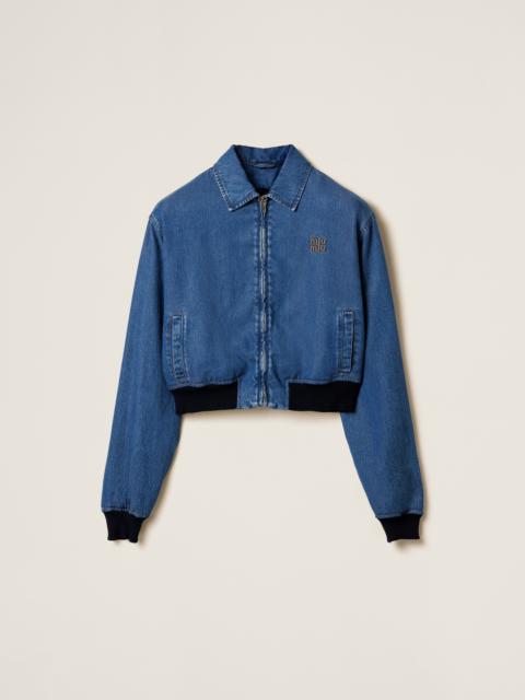 Miu Miu Denim blouson jacket