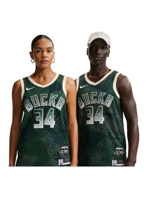 Nike Nike Dri-FIT NBA Giannis Antetokounmpo Milwaukee Bucks 2025/26 Select Series Swingman Jersey 'Fir' H