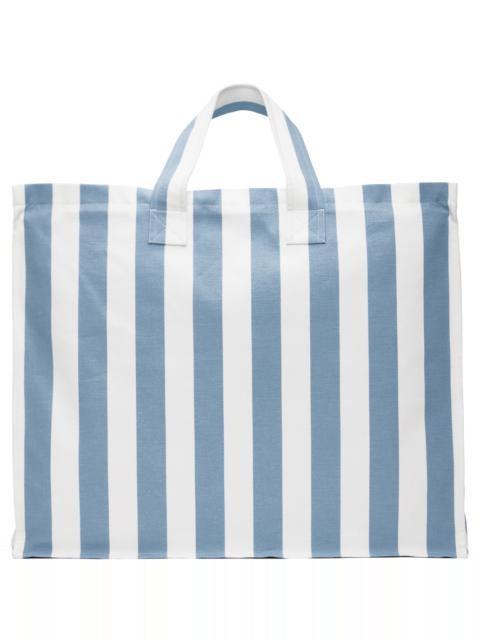 KING & TUCKFIELD Blue & White Large Tote