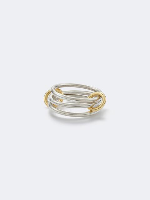 Spinelli Kilcollin Solarium sterling silver and 18kt gold ring