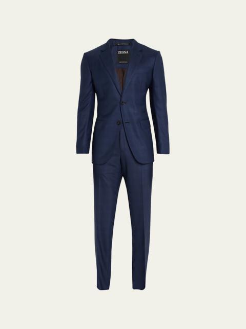 ZEGNA Men's Centoventimila Tonal Plaid Wool Suit