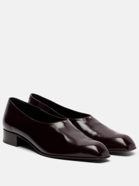KHAITE Colt leather loafers