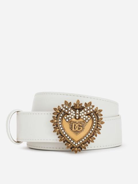 Dolce & Gabbana Leather Devotion belt