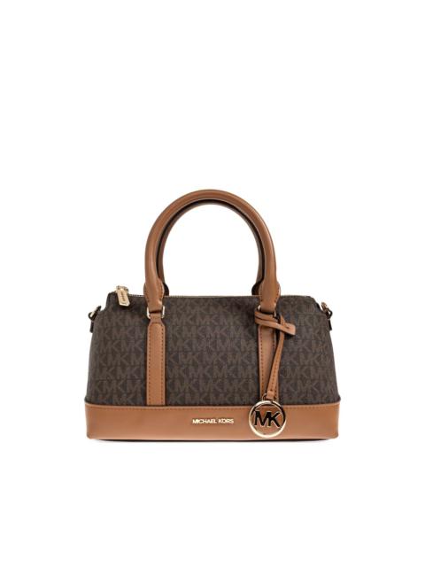 MICHAEL KORS small Andie logo-charm tote bag
