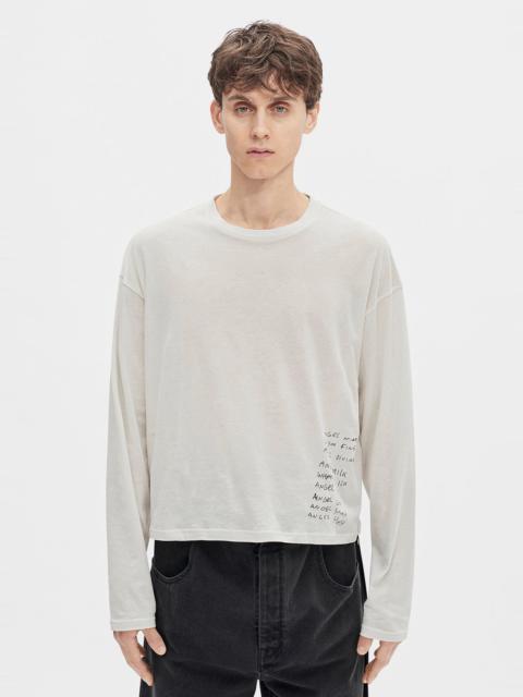 Ann Demeulemeester Emil ''Bike'' Print Long Sleeve T