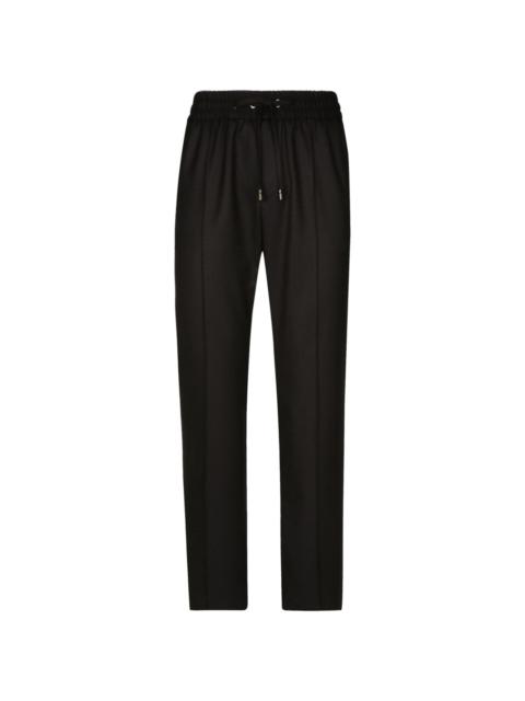 tailored wool track pants