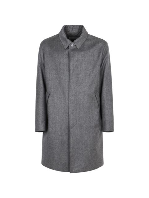 Canali classic collar buttoned coat