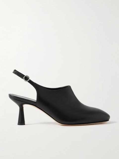 Aeyde Malin Leather Slingback Pumps