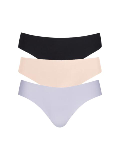 commando Women's Butter 3-Pack Mid-Rise Thongs