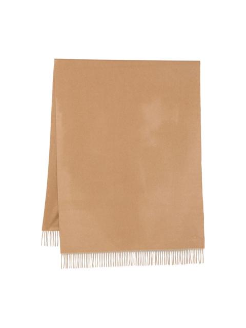 Max Mara fringed cashmere scarf