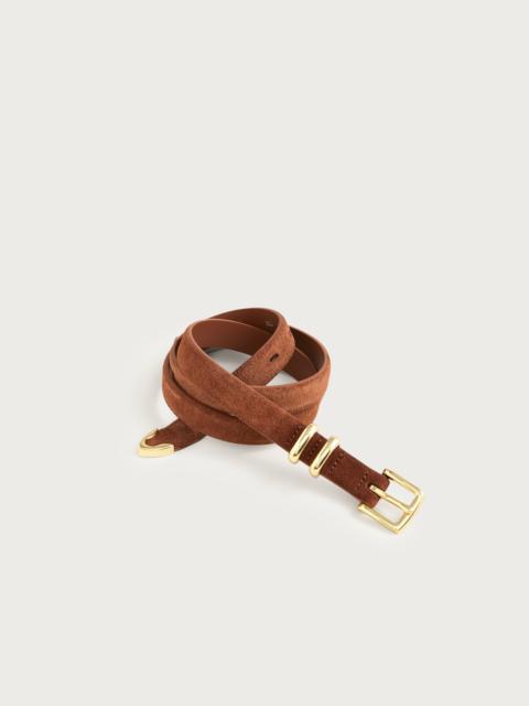 J.CREW Thin suede belt
