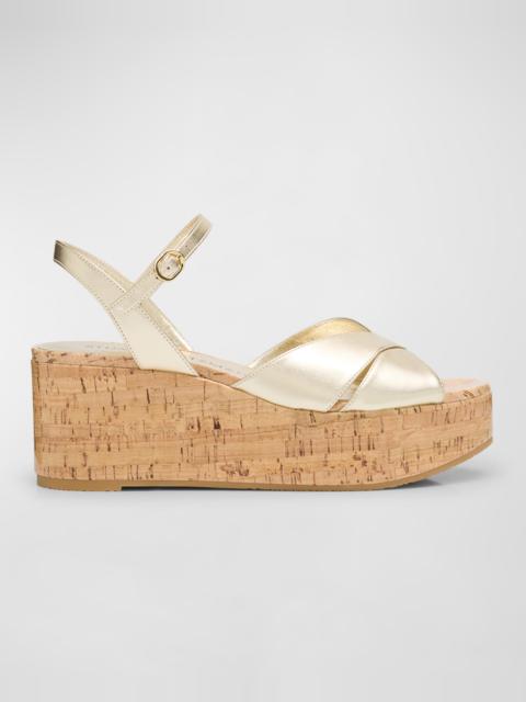 Carmen Midi Crisscross Platform Sandals