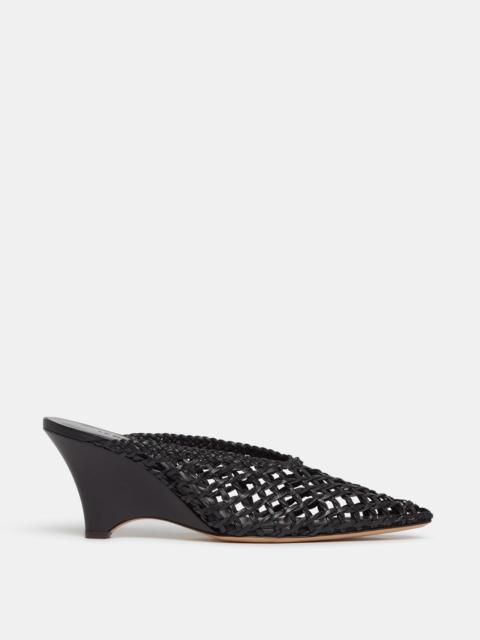 LE MONDE BÉRYL Victoria Mule Knotted / Black Leather