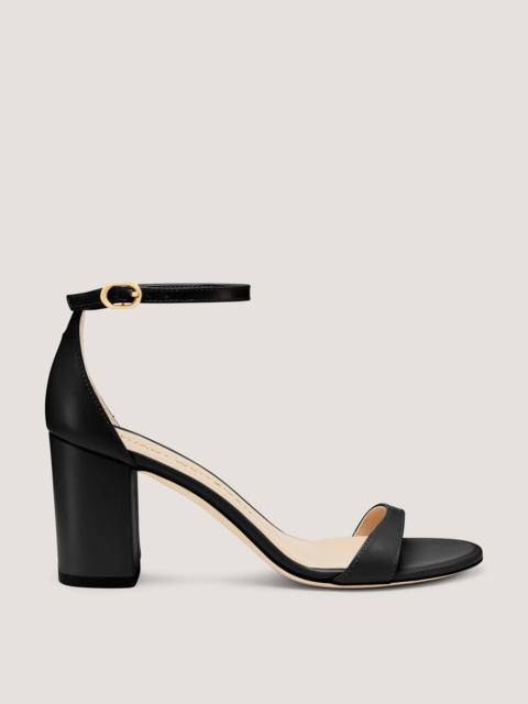 Stuart Weitzman NUDIST BLOCK HEEL SANDAL 75
