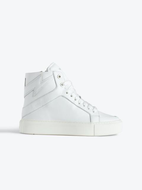 Zadig & Voltaire ZV1747 High Flash High-Top Platform Sneakers | REVERSIBLE