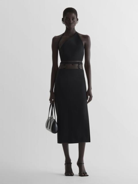 MUGLER Suspended pencil skirt