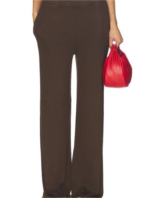 SPRWMN Rib Wide Leg Pants