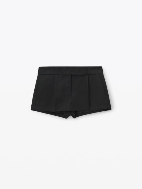 TAILORED MINI SKORT IN WOOL TAILORING