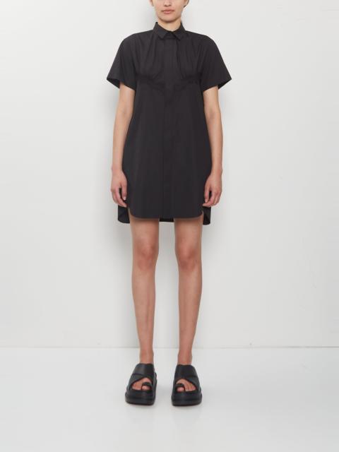 sacai Lace Detail Poplin Dress