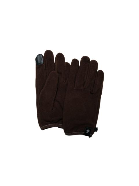 Goldwin POLARTEC Wind Pro Gloves Jet Brown