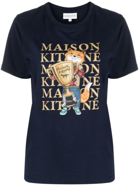Maison Kitsuné Fox Champion cotton T-shirt