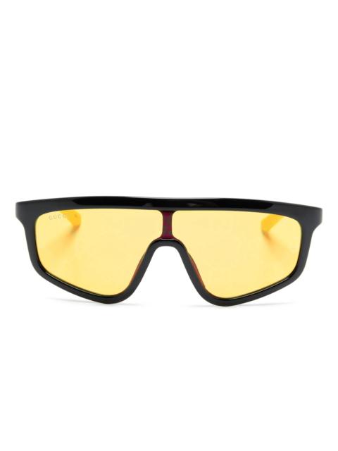 GG Supreme Shield-frame Sunglasses