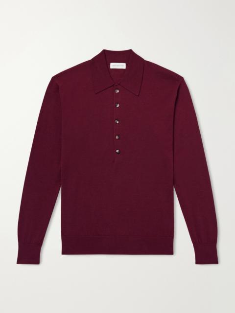 Dries Van Noten Muano Merino Wool Polo Shirt