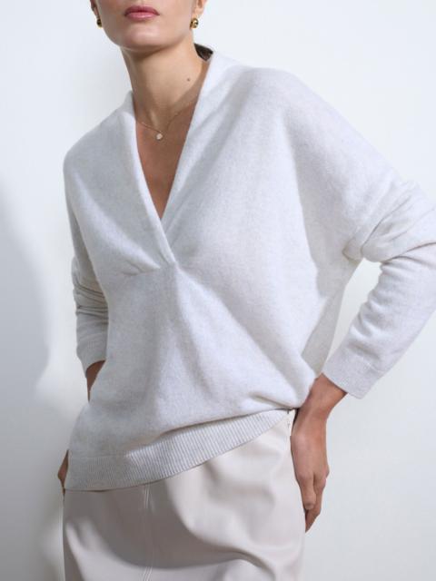 BROCHU WALKER The Siena Wrap Neck Pullover