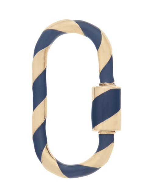 MARLA AARON Medium Lock - Navy Enamel