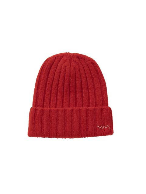 visvim KNIT CAP (WOOL) RED