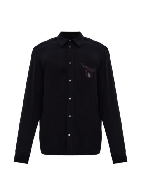 Diesel S-Holger logo buttoned shirt