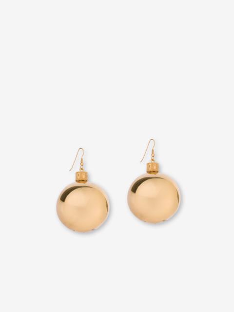 Moschino METAL DANGLE EARRINGS