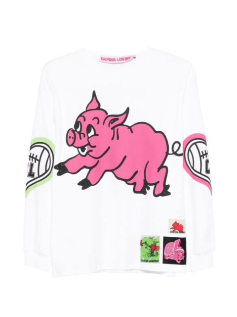 Chopova Lowena Hey Piggy printed T-shirt