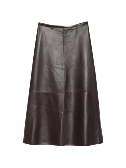 JOSEPH Helius nappa-leather skirt