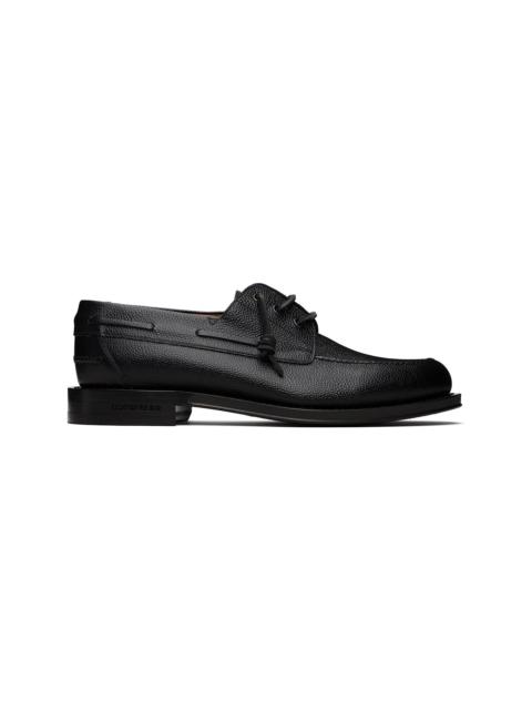 DSQUARED2 Black Neoclassic Boat Shoe Derbys