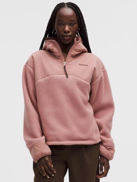 lululemon High-Pile Fleece Hooded Half Zip